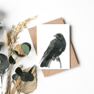 Nevermore - kort inkl kuvert