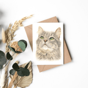 Smaragdögonen - kort inkl kuvert