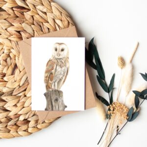 Tornuggla – A6-kort